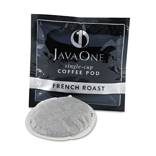 Java One Coffee Pods  French Roast  Single Cup  14 Box (JAV30800)