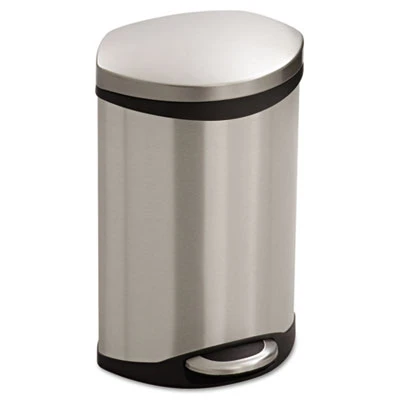 Safco Step-On Medical Receptacle  3 gal  Stainless Steel (SAF9901SS)
