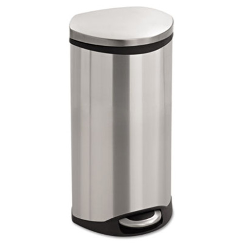Safco Step-On Medical Receptacle  7 5 gal  Stainless Steel (SAF9902SS)