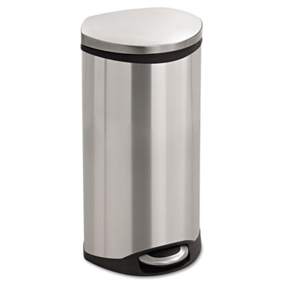 Safco Step-On Medical Receptacle  7 5 gal  Stainless Steel (SAF9902SS)