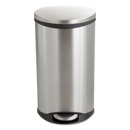 Safco Step-On Medical Receptacle  7 5 gal  Stainless Steel (SAF9902SS)