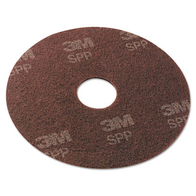 Scotch-Brite Surface Preparation Pad  17  Diameter  Maroon  10 Carton (MMMSPP17)