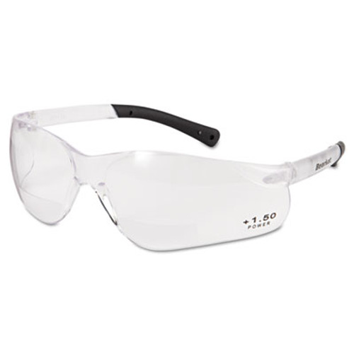 MCR Safety BearKat Magnifier Safety Glasses  Clear Frame  Clear Lens (CRWBKH15)