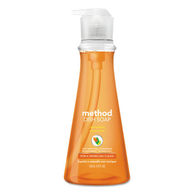 Method Dish Soap  Clementine  18 oz Pump Bottle (MTH00735)