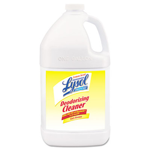 Professional LYSOL Brand Disinfectant Deodorizing Cleaner Concentrate  1 gal Bottle  Lemon  Scent (RAC76334)