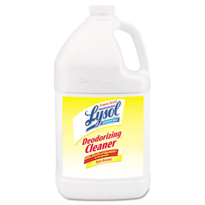 Professional LYSOL Brand Disinfectant Deodorizing Cleaner Concentrate  1 gal Bottle  Lemon  Scent (RAC76334)