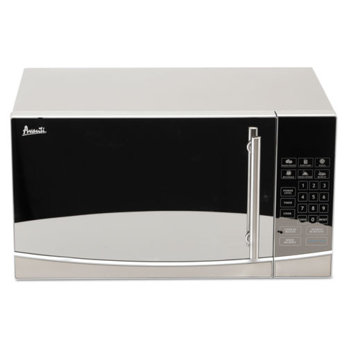 Avanti 1 1 Cubic Foot Capacity Stainless Steel Touch Microwave Oven  1000 Watts (AVAMO1108SST)