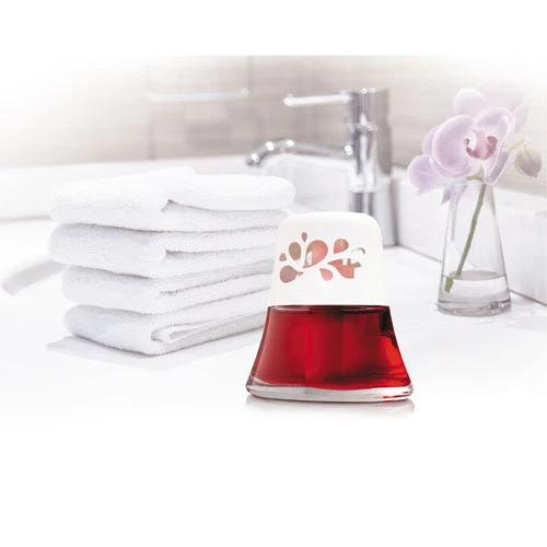 BRIGHT Air Scented Oil Air Freshener  Macintosh Apple and Cinnamon  Red  2 5 oz (BRI900022)