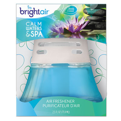BRIGHT Air Scented Oil Air Freshener  Calm Waters and Spa  Blue  2 5 oz (BRI900115EA)