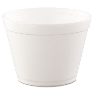 Dart Foam Containers 16oz  White  25 Bag  20 Bags Carton (DCC16MJ32)