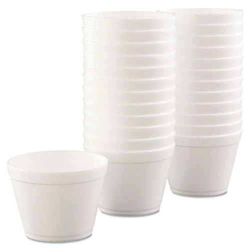 Dart Foam Containers 16oz  White  25 Bag  20 Bags Carton (DCC16MJ32)