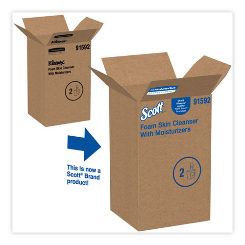 Scott Pro Foam Skin Cleanser with Moisturizers  Citrus Floral  1 2 L Refill  2 Carton (KCC91592)