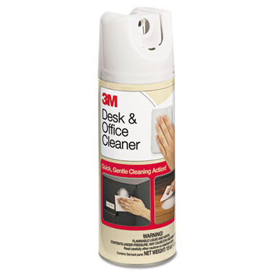 3M Desk   Office Spray Cleaner  15oz Aerosol  12 Carton (MMM573CT)