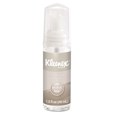 Kleenex Alcohol-Free Foam Hand Sanitizer  1 5 oz  Clear (KCC34136EA)