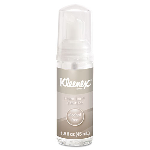 Kleenex Alcohol-Free Foam Hand Sanitizer  1 5 oz  Clear (KCC34136EA)