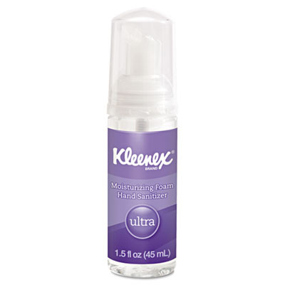 Kleenex Ultra Moisturizing Foam Hand Sanitizer  1 5 oz  Clear (KCC34604EA)