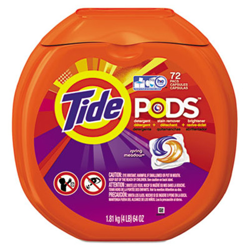 Tide Detergent Pods  Spring Meadow Scent  72 Pods Pack (PGC50978)