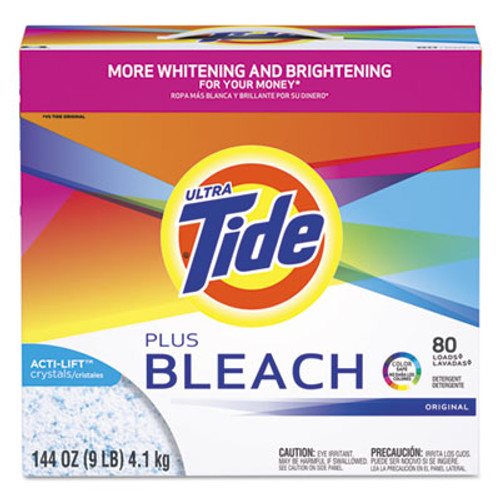 Tide Laundry Detergent with Bleach  Tide Original Scent  Powder  144 oz Box (PGC84998)