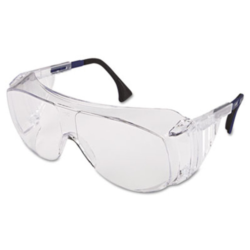 Honeywell Uvex Ultraspec 2001 OTG Safety Eyewear  Clear Black Frame  Clear Lens (UVXS0112)
