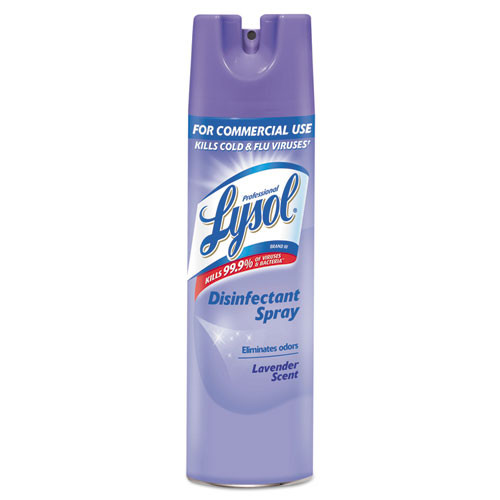 Professional LYSOL Brand Disinfectant Spray  Lavender  19 oz Aerosol (RAC89097EA)