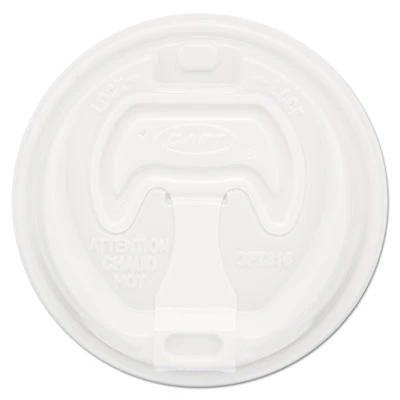 Dart Optima Reclosable Lid  12-24oz Foam Cups  White  100 Bag (DCC16RCLPK)