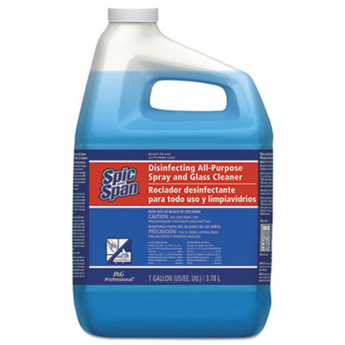Spic and Span Disinfecting All-Purpose Spray and Glass Cleaner  Fresh Scent  1 gal Bottle (PGC58773EA)