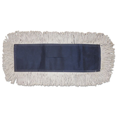 Boardwalk Disposable Dust Mop Head  Cotton  Cut-End  60w x 5d (BWK1660CT)
