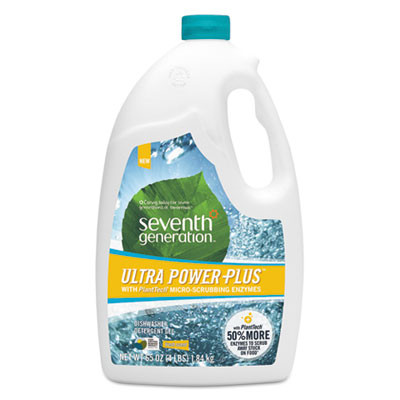Seventh Generation Natural Automatic Dishwasher Gel  Ultra Power Plus  Fresh Citrus  65 oz Bottle (SEV22929)