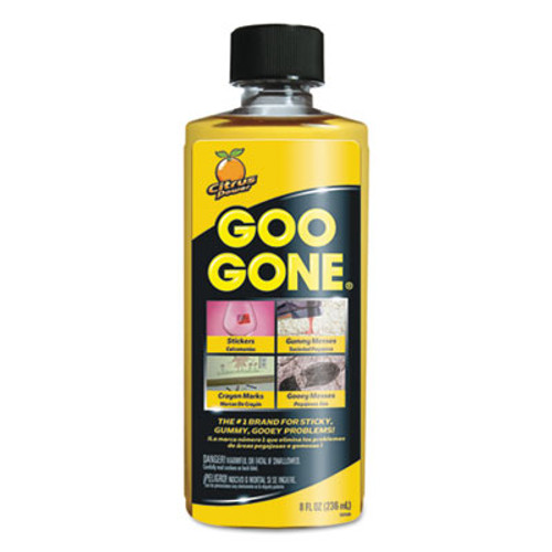Goo Gone Original Cleaner  Citrus Scent  8 oz Bottle  12 Carton (WMN2087)