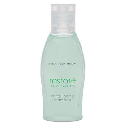 Dial Amenities Restore Conditioning Shampoo  Aloe  1 oz Bottle  Clean Scent  288 Carton (DIA06026)