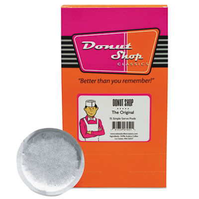 National Coffee Roasters Donut Shop Coffee Pods  Medium Roast  15 Box (DSP599961590)