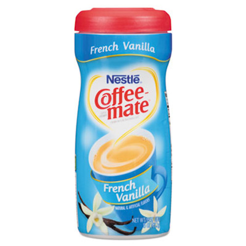 Coffee mate Non-Dairy Powdered Creamer  French Vanilla  15 oz Canister  12 Carton (NES35775CT)