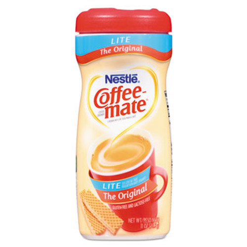 Coffee mate Powdered Original Lite Creamer  11 oz  Canister  12 Carton (NES74185CT)