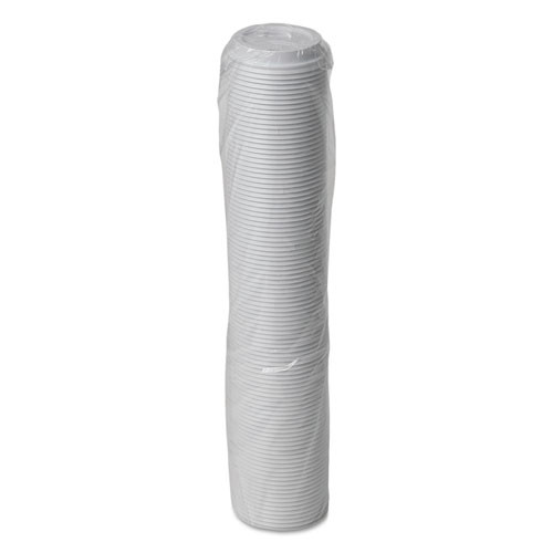 Dixie Dome Drink-Thru Lids  Fits 12 oz    16 oz  Paper Hot Cups  White  100 Pack (DXED9542PK)