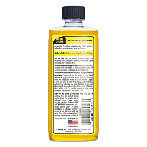 Goo Gone Original Cleaner  Citrus Scent  8 oz Bottle (WMN2087EA)