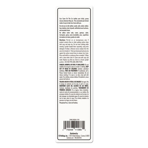Goo Gone Mess-Free Pen Cleaner  Citrus Scent  0 34 Pen Applicator (WMN2100EA)