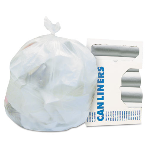 Heritage High-Density Waste Can Liners  33 gal  16 microns  33  x 40   Natural  250 Carton (HERZ6640VNR01)