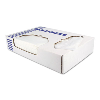 Heritage Linear Low-Density Can Liners  16 gal  0 35 mil  24  x 32   Clear  1 000 Carton (HERD4832RC)