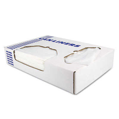 Heritage Linear Low-Density Can Liners  60 gal  1 5 mil  38  x 58   Clear  100 Carton (HERH7658AC)