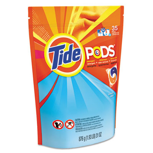 Tide Pods  Laundry Detergent  Clean Breeze  35 Pack  4 Pack Carton (PGC93126CT)