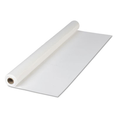 Hoffmaster Plastic Roll Tablecover  40  x 300 ft  White (HFM114000)