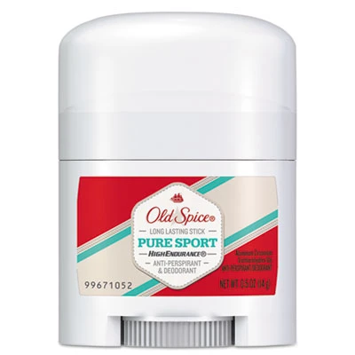 Old Spice High Endurance Anti-Perspirant   Deodorant  Pure Sport  0 5oz Stick  24 Carton (PGC00162)