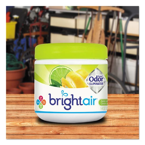 BRIGHT Air Super Odor Eliminator  Zesty Lemon and Lime  14 oz (BRI900248EA)