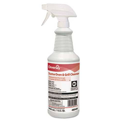 Diversey Suma Oven   Grill Cleaner  Neutral  32oz  Spray Bottle  12 Carton (DVO948049)