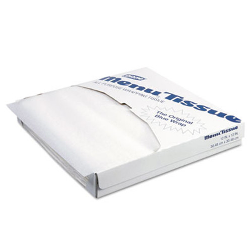 Dixie Menu Tissue Untreated Paper Sheets  12 x 12  White  1000 Pack  10 Carton (DXE862491)