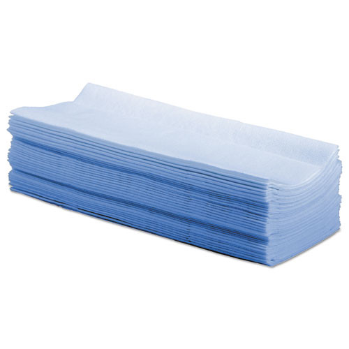 Boardwalk Hydrospun Wipers  Blue  9 x 16 75  100 Wipes Box  10 Boxes Carton (BWKP070IDB)