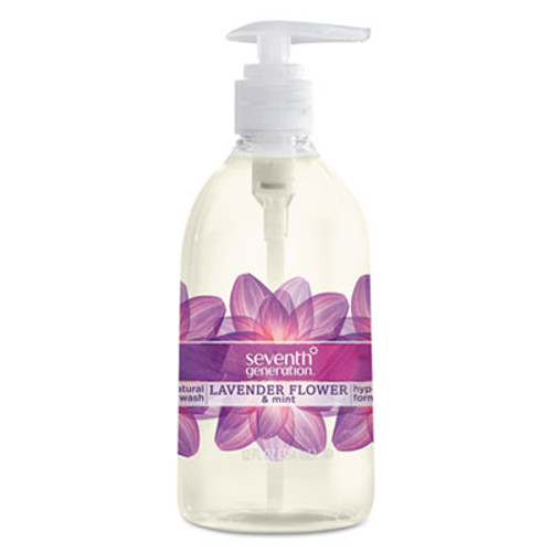Seventh Generation Natural Hand Wash  Lavender Flower   Mint  12oz Pump Bottle  8 Carton (SEV22926CT)