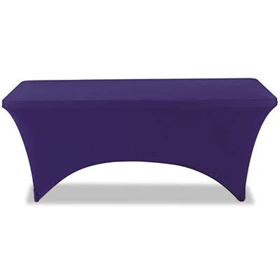Iceberg Stretch-Fabric Table Cover  Polyester Spandex  30  x 72   Blue (ICE16526)