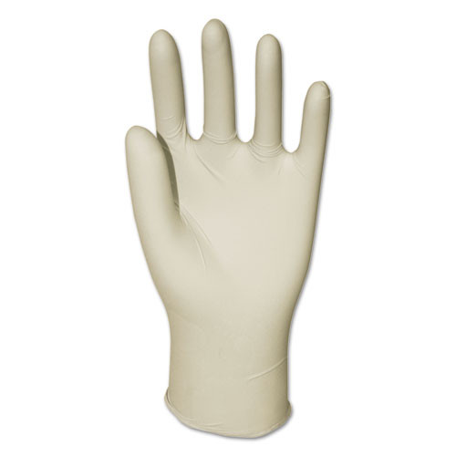 Boardwalk General-Purpose Latex Gloves  Natural  Medium  Powder-Free  4 4 mil  1000 Ctn (BWK345MCT)