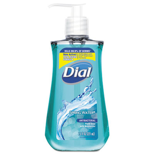 Dial Antibacterial Liquid Hand Soap  Spring Water Scent  7 5 oz Bottle (DIA02670EA)